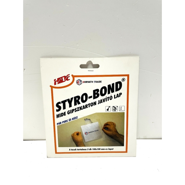 Styro-Bond gipszkarton javítólap 10x10 cm (5 db)