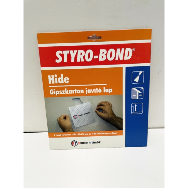 Styro-Bond gipszkarton javítólap 15x15 cm, 20x20 cm (2-2 db)
