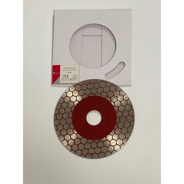 Kép 2/2 - TLS KILLER-PRO kétoldalas gyémánt vágó- és csiszolótárcsa (115 x 1,6 x 25 x 22,23 mm)